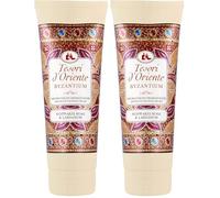 Tesori d'Oriente Doccia in crema 'Byzantium' | Gel doccia aromatico con rosa nera e labdano | Crema doccia per la cura del corpo | Rituale per corpo e sensi | 250 ml (Confezione da 2)