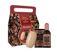 Tesori d'Oriente, Hammam Set Doccia con Saponetta Profumata e Profumo Aromatico 100 ml, Fragranze con Note Floreali e Agrumate che Durano a Lungo, Confezione Regalo