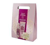 Tesori d'Oriente, Ikigai Set Regalo | Include Doccia Crema 250 ml, Deodorante 150 ml e Spugna da Bagno, Fragranza Fresca e Fiorita