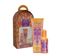 Tesori d'Oriente, Karma Set Regalo, Include Doccia Crema 250 ml, Profumo Aromatico 100 ml e Spugna da Bagno, Fragranza Fresca e Floreale, Note di Bergamotto, Nashi, Vaniglia e Fava Tonka