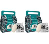 Tesori d'Oriente, Muschio Bianco Set Doccia con Saponetta Profumata e Profumo Aromatico 100 ml, Fragranze con Note Ambrate e Armoniose che Durano a Lungo, Confezione Regalo (Confezione da 2)