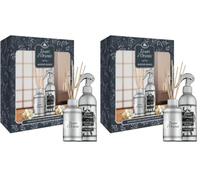Tesori d'Oriente, Muschio Bianco Set Regalo Casa, Include Diffusore Ambiente con Bastoncini 200 ml e Deodorante Spray, Elegante Confezione, Fragranze con Note Ambrate e Armoniose che Durano a Lungo
