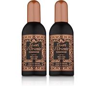 Tesori d'Oriente - Profumo Aromatico Hammam, dalla Fragranza Fiorita e Avvolgente, Note di Mandorlo, Vaniglia e Muschio, 100ml (Confezione da 2)