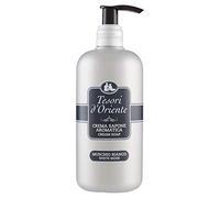 Tesori d'Oriente - Sapone Liquido Mani Muschio Bianco per la Pelle di Tutto il Corpo, Note Ambrate, Azione Idratante e Nutriente, 300ml