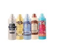 Tesori d'Oriente - Set Ammorbidenti Lavatrice Concentrato, Thalasso Therapy, Ayurveda, Vaniglia e Zenzero, Muschio Bianco, Byzantium, Fino a 38 Lavaggi, Per Capi Morbidi e Profumati, 760 ml x 5