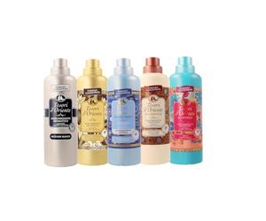 Tesori d'Oriente - Set Ammorbidenti Lavatrice Concentrato, Thalasso Therapy, Ayurveda, Vaniglia e Zenzero, Muschio Bianco, Byzantium, Fino a 38 Lavaggi, Per Capi Morbidi e Profumati, 760 ml x 5