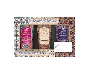 Tesori d'Oriente Set regalo, 3 docce Ayurveda, Persian Dream & Byzantium | Set regalo aromatico per un rituale benessere per corpo e sensi.