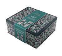 Tesori d'Oriente Set Regalo, Bagnocrema 500 ml, Doccia 250 ml e Profumo Aromatico 100 ml, Fragranza Muschio Bianco, Confezione Regalo, Scatola in Latta