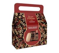 Tesori d'Oriente Set Regalo, Profumo Aromatico 100 ml e Sapone Solido 125 ml, Fragranza Hammam, Confezione Regalo