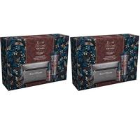 Tesori d'Oriente Set Regalo Uomo, Profumo Aromatico 100 ml e Doccia Shampoo 250 ml, Fragranza Legno di Ebano e Ginseng, Confezione Regalo, Trousse (Confezione da 2)