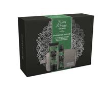 Tesori d'Oriente, Set Regalo Uomo, Trousse da Viaggio | Include Profumo Aromatico 100 ml, Doccia Shampoo 2 in 1 250 ml, Fragranza Sandalo del Kashmir e Vetiver