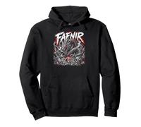 Tesoro del Tesoro delle Rune vichinghe del Drago norreno Fafnir Felpa con Cappuccio