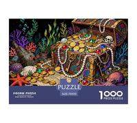 Tesoro di navi affondate sul fondo marino Puzzle in Legno Impermeabile Puzzles Da 1000 Pezzi Per Adulti Impossibili Giochi Educativi
