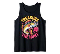 Tesoro la Caccia Pesca Design - Retro Fish Art Canotta