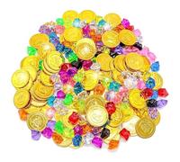 Tesoro Pirata Monete d'oro e Gemme,Monete d'oro Pirata Plastica,Gemme dei Pirati,Tesoro Pirata Monete d'oro e Gemme dei Pirati,Caccia Tesoro Pirati,Pirata Monete d'oro e Gemme