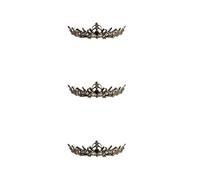 Tespaggio da sposa per da sposa a corona di strass di rina di strass baroch 1pc