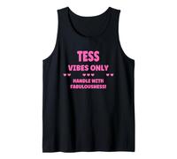 Tess Personalized Name Funny Cute Custom Tess Name Canotta