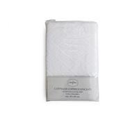 TESS White & White Set 2 copriguanciali con zip, 50x80 cm, 40% cotone 60% poliestere Tess