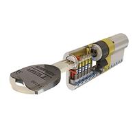 Tessa Assa Abloy 3012424, Cilindro ad alta sicurezza, nichelato, 35 x 35 mm