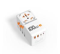 TESSAN 100W GaN Adattatore Universale da Viaggio con USB C Caricatore USB C 100W