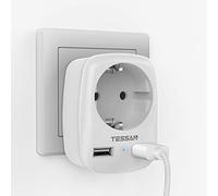TESSAN Adattatore Multipresa Presa USB