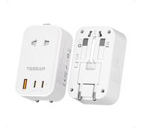 TESSAN Adattatore Presa Universale PD 20W, Bianco