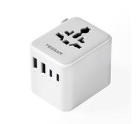 TESSAN Adattatore Universale da Viaggio 20W con 2 USB C per USA, UK