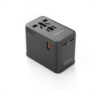 TESSAN Adattatore Universale da Viaggio USB C GaN 65W PD Ricarica Rapido
