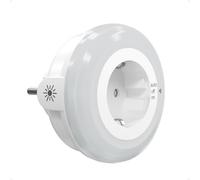 TESSAN Luce Notturna da Presa con Sensore Crepuscolo, Luce Notturna Bambini con Interruttore, Auto/ON/OFF con Sensore Luce, 4 Modi di Luminosità, Bianco Caldo 2700K Adatto a Letto, Corridoio, Scale