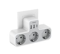 TESSAN Multipresa USB 6 in 1 con Presa USB per Casa e Ufficio