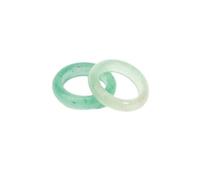 Tesselite Anelli di Pietra - Anello Circolare di Pietra Naturale Anelli di Cristallo di Rocca di Quarzo Rosa per Realizzare Gioielli con Ciondolo Fai da Te Uomo Donna, avventurina, Diametro 19 mm