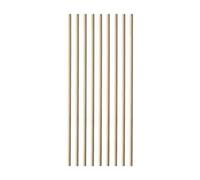 Tessera Bio Products Q04219K - Cannucce in carta kraft dritta, diametro 0,42 cm, lunghezza 19 cm, confezione da 500 pezzi