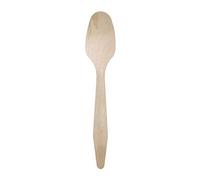 Tessera Bio Products QAS18FSC - Cucchiaio in legno, lunghezza 18 cm, 100 pezzi