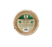 Tessera Bio Products QPF750 - Ciotola rotonda in foglia di palma, colore naturale, capacità 250 ml, diametro 15 cm, 10 pezzi