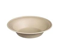 Tessera Bio Products QR750 - Insalatiera rotonda, colore beige, capacità 750 ml, diametro 20,5 cm, confezione da 50 pezzi