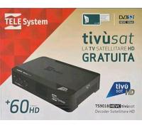 TESSERA SCHEDA SMART CARD + DECODER TIVUSAT HD GIÀ ATTIVATA, ACTIVATED