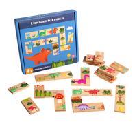 Tessere Abbinate Dinosauro Sviluppo Del Pensiero Gioco Educativo Dinosauri