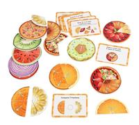 Tessere Frazionarie | Gioco Di Matematica Per Apprendimento Precoce | Tessere Di Frazione Magnetiche E Cerchi - Per Scuola Elementare Aula Soggiorno Ragazzi Ragazze Bambini Bambini In Età Prescolare