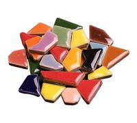 Tessere mosaico 200 grammi di frammenti di ceramica, pietre a mosaico irregolari, piastrelle artigianali Mosaico(A1)