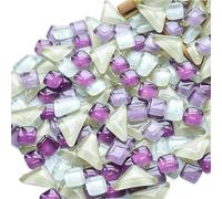 Tessere mosaico Patchwork di mosaico in materiale decorativo fatto a mano da 190 g con frammenti di vetro sparsi Mosaico(A17)