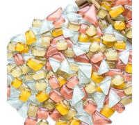 Tessere mosaico Patchwork di mosaico in materiale decorativo fatto a mano da 190 g con frammenti di vetro sparsi Mosaico(A6)