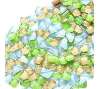 Tessere mosaico Patchwork di mosaico in materiale decorativo fatto a mano da 190 g con frammenti di vetro sparsi Mosaico(A3)