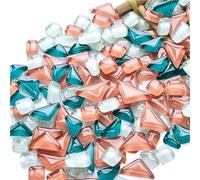 Tessere mosaico Patchwork di mosaico in materiale decorativo fatto a mano da 190 g con frammenti di vetro sparsi Mosaico(A18)