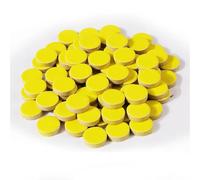 Tessere Mosaico Piastrelle a mosaico in ceramica rotonde multicolori da 200 g Mosaico geometrico fai-da-te che realizza pietre for la decorazione murale di arti hobby artigianali(Yellow)
