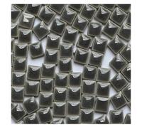 Tessere mosaico Pietre Mosaico in Porcellana Autoadesivo 100pz Multicolor 9,5x9,5x5mm(Deep Grey)