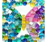 Tessere Mosaico Sassolini Decorativi per Vasi