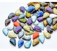 Tessere per Mosaico Colorate Assortite Set da 200g Piastrelle Tessere Mosaic con Piccole Gocce Irregolari Creativi Fai da Te Pezzi di Vetro per Artigianato, l'artigianato, Cornici e Vaso, Portapenne