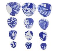 Tessere per Mosaico in Ceramica, Stile Retrò, 500g per Pacco | Superficie Liscia e Resistente All’usura, per Stufa e Cucina, Frammenti Blu e Chiari, Materiale Ceramico