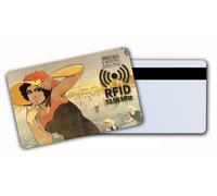 Tessere PVC RFID 13,56 Mhz 1K Banda Magnetica HI.CO.conf. 100 pz. grafica da voi