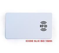 Tessere RFID ISO15693 1K Icode SLIX in PVC bianca conf. 500 pz.